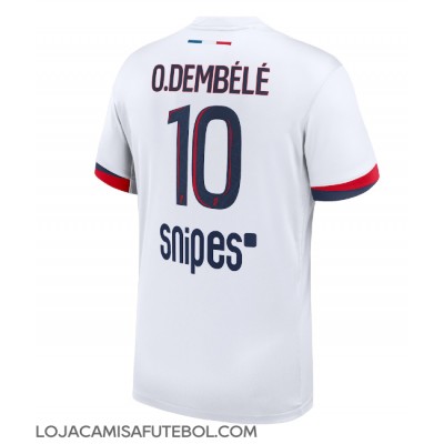 Camisa de Futebol Paris Saint-Germain Ousmane Dembele #10 Equipamento Secundário 2025-26 Manga Curta Camisa de Futebol Paris Saint-Germain Ousmane Dembele #10 Equipamento Secundário 2025-26 Manga Curta